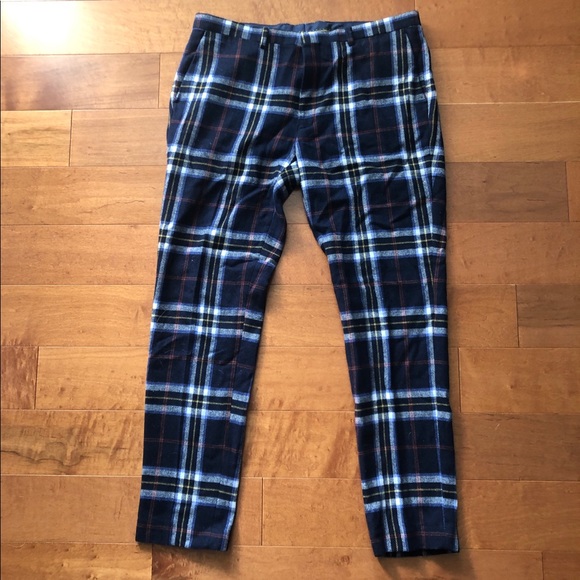 Topman Other - Men’s Plaid Wool Blend Topman Pants